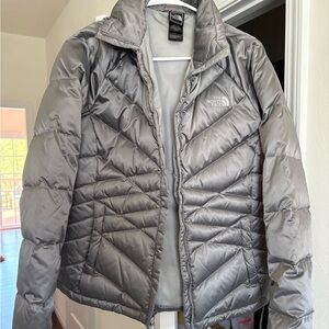 The North Face Gray Puffer Jacket
